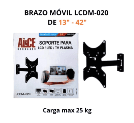 Soporte brazo móvil tv plana - Imagen 3