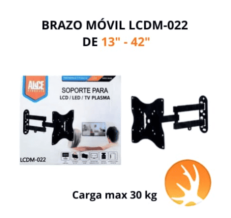 Soporte brazo móvil tv plana - Imagen 5