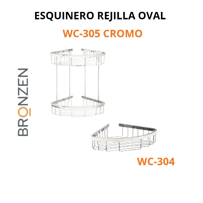 Esquinero repisa rejilla oval simple - Imagen 4