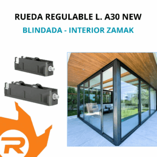 Rueda regulable interior zamak-Línea A30 New