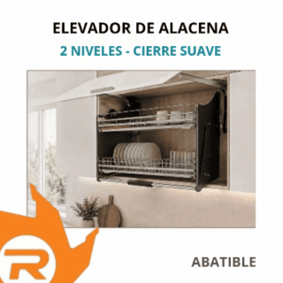 Elevador de alacena-Cierre suave