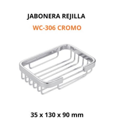 Jabonera rejilla rectangular - Imagen 2