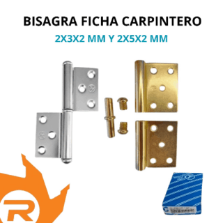 Bisagra ficha para carpintero