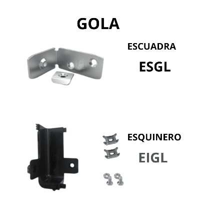 Complementos para sistema gola y alumina - Imagen 2
