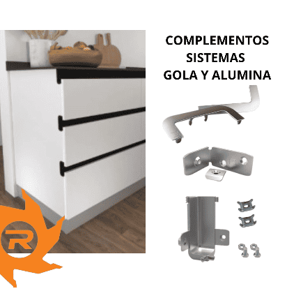 Complementos para sistema gola y alumina