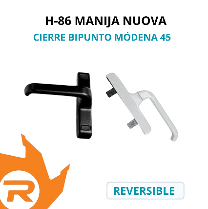 Manija nuova H-86 cierre bipunto módena 45