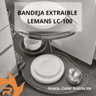 Bandeja extraíble lemans cierre suave