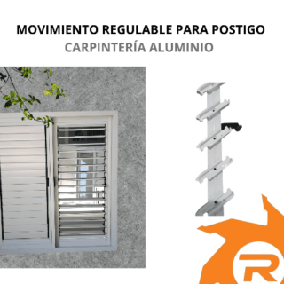 Movimiento regulable para postigo