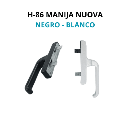 Manija nuova H-86 cierre bipunto módena 45 - Imagen 2