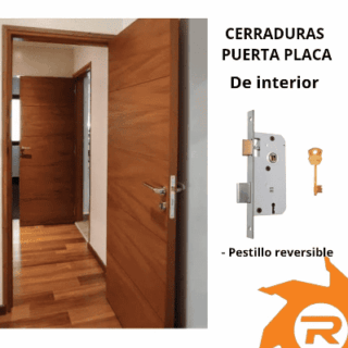 Cerraduras para puertas placa de interior