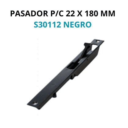 Pasador puerta cajón de embutir 22 x 180 mm - Imagen 3