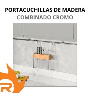 Portacuchillo de madera para barral