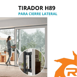 Tirador H89 para cierre lateral