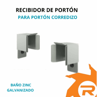 Recibidor de portón corredizo manual y/o automático