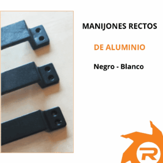 Manijones rectos en aluminio