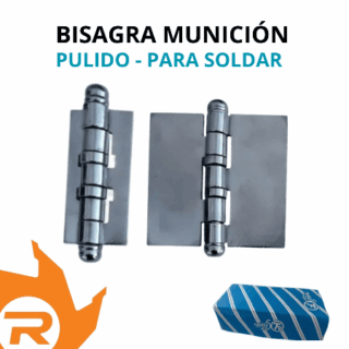 Bisagra munición para soldar