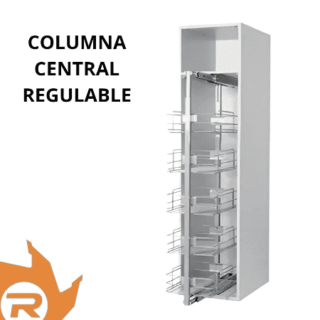 Columna central regulable