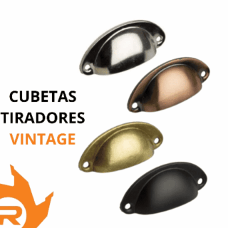 Cubetas tiradores vintage