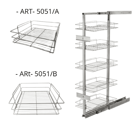 Canastos para columna central regulable - Imagen 4