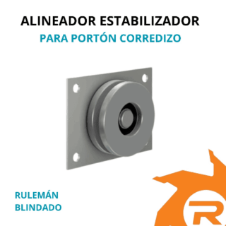 Alineador estabilizador portón corredizo