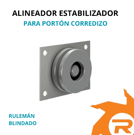Alineador estabilizador portón corredizo