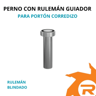 Perno con rulemán guiador superior
