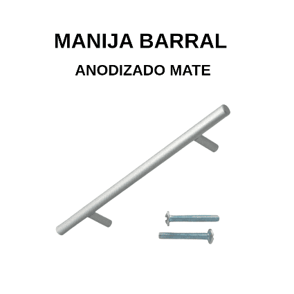 Manija barral Ø 10 mm acero inoxidable - Imagen 3