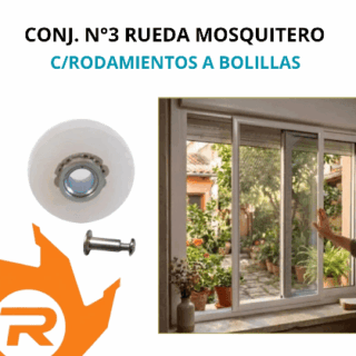 Conjunto N°3 rueda mosquitero