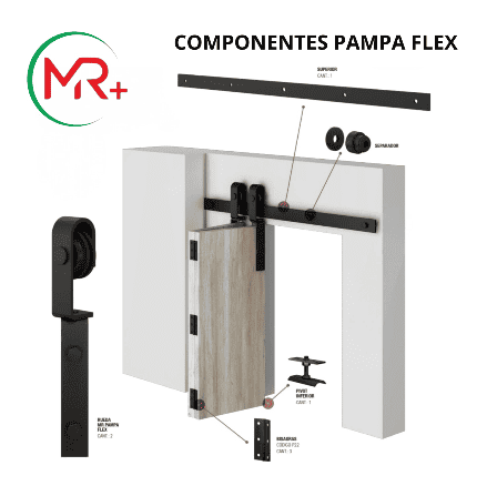 Kit para puerta granero pampa flex - Imagen 4