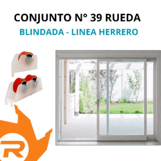 Conjunto N°39 rueda blindada-Línea herrero