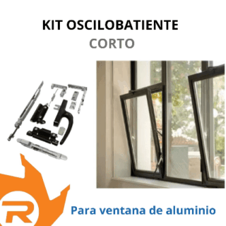 Kit mecanismo oscilobatiente corto
