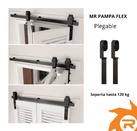 Kit para puerta granero pampa flex
