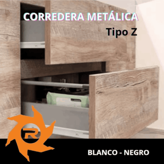 Corredera metálica tipo Z