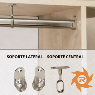 Soportes para caño oval