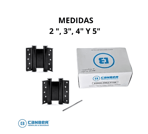 Par bisagras doble acción-Canber - Imagen 3