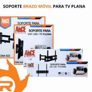 Soporte brazo móvil tv plana