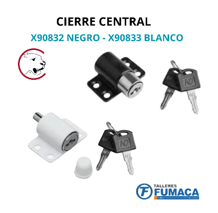 Cierre central con llave para hoja corrediza - Imagen 2