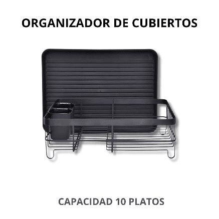 SP-04 escurreplatos de mesada-Acero - Imagen 2