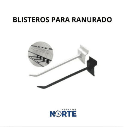 Ganchos blisteros para panel ranurado - Imagen 2