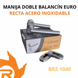 Manija recta euro doble balancín