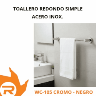 Toallero redondo simple