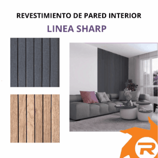 Revestimiento de pared interior-Línea Sharp