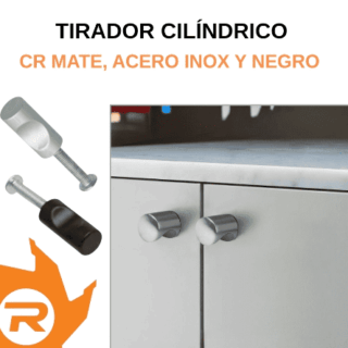 Tiradores cilíndricos